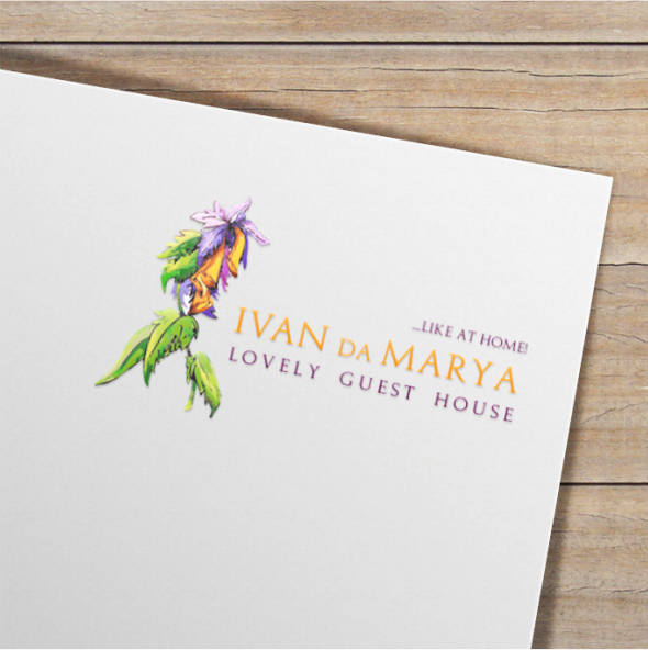 Логотип, фирменный стиль и полиграфия для гостевого дома Ivan Da Marya